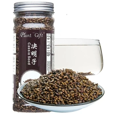 Image of Plant Gift Cassia Angustifolia Tea, 决明子 Chinese Herbal Medicine Seed Tea organic cooked frying Detox Liver eyesight Health Flower Eye protection 250g /8.8oz
