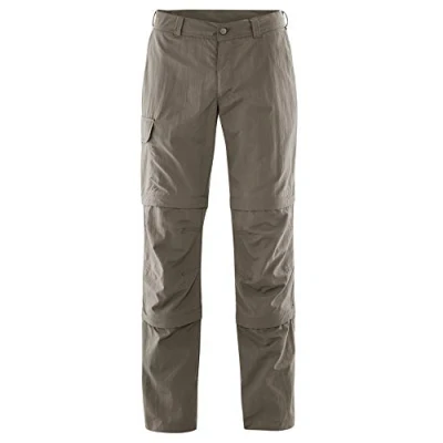 Image of Maier Sports Men&#039;s Saale Zip Off Pants, Gray (Graphite), 29
