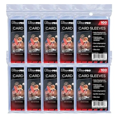 Image of Ultra Pro 1000 Soft Sleeves 10 Packs