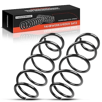 Image of Frankberg 2x Coil Spring Front axle Compatible with Grande Punto 199 1.2L 1.4L 2005 2012 Evo 2009 Replace# 51812160