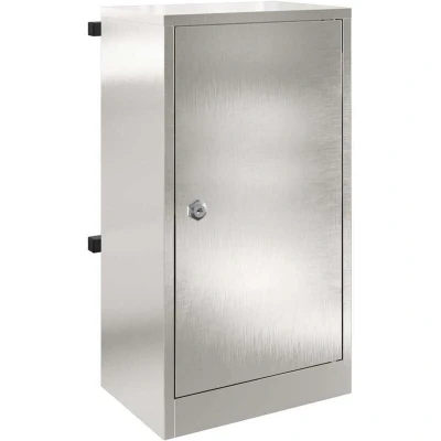 Image of vidaXL Mailbox Black 30 x 23 55 cm Stainless steel