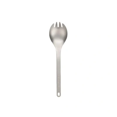 Image of Snow Peak SCT 004 Titanium Spork, Lightweight, Compact for Camping/Backpacking, Eco Friendly, Daily Use, Lifetime Product Guarantee, Silver