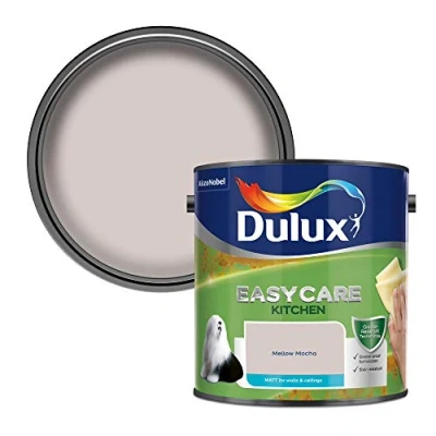 Image of Dulux Easycare Kitchen Matt Emulsion Paint Mellow Mocha 2.5L