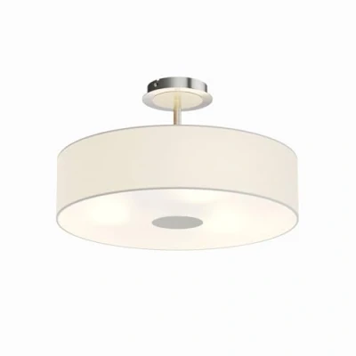 Image of Lindby Ceiling Light &#039;Josia&#039; dimmable (Modern) in White Made of Textile for e.g. Hallway (3 Sources, E27) from lamp, lamp