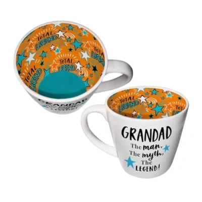 Image of Inside Out Grandad, The Man, Myth, Legend Mug with Gift Box