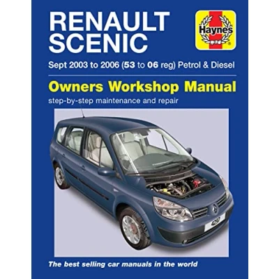 Image of Renault Scenic Petrol &amp; Diesel (Sept 03 06) Haynes Repair Manual (Paperback)