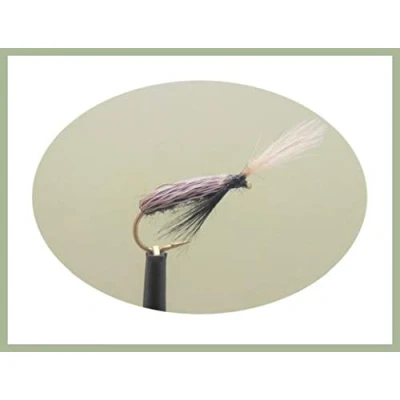 Image of Beetle Trout Flies, 6 Shuttlecock Moss CDC Beetle, Choice of Sizes, Fly Fishing (Mixed)