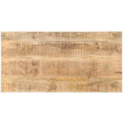 Image of vidaXL Table Top Solid Mango Wood 25 27 mm 100x60 cm