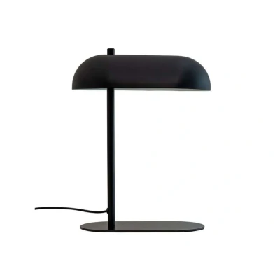 Image of Dyberg Larsen Arch table lamp, black, metal, height 36 cm