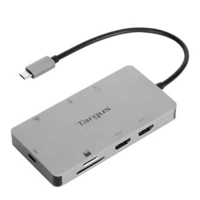 Image of Targus DOCK423EU laptop dock/port replicator Wired USB 3.2 Gen 1 (3.1 1) Type C Silver