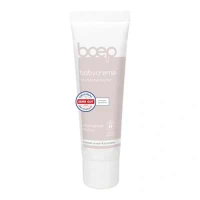 Image of boep Baby Cream Organic Moisturiser for Dry Skin with Almond Oil and Shea Butter Developed by a Doctor Mother Made in Germany (50 ml)