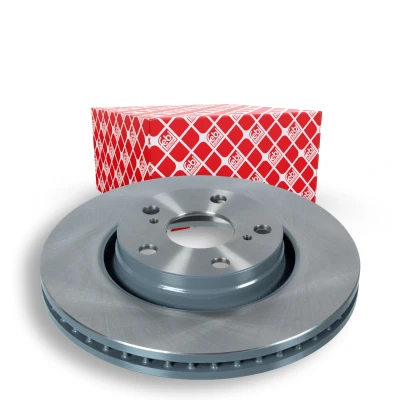 Image of 4351202190, 4351202210, 435120F030, 4351212680 Brake disc FEBI BILSTEIN 108413 Front Axle 295mm 26mm 5 Hole 114,3mm internally vented Coated