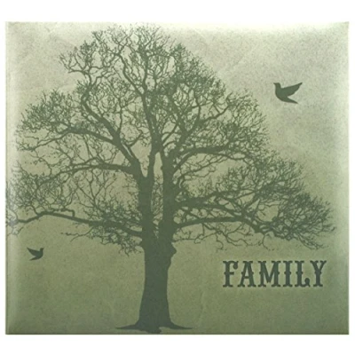 Image of MBI Family Tree Post Bound Scrapbook 12 x 12, vinyl, Green, by Inch