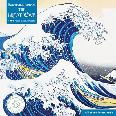 Image of Adult jigsaw Hokusai: The Great Wave: 1000 piece (1000 jigsaws)