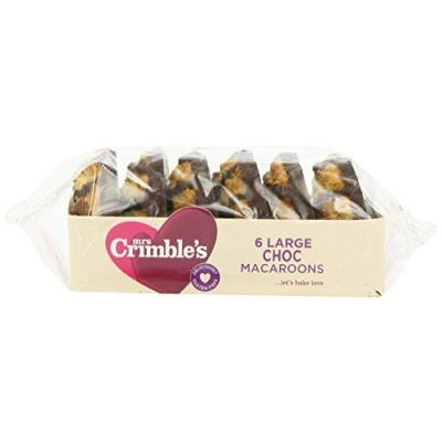 Image of Mrs Crimble&#039;s Large Chocolate Macaroons (6 per Pack 250g) of 2