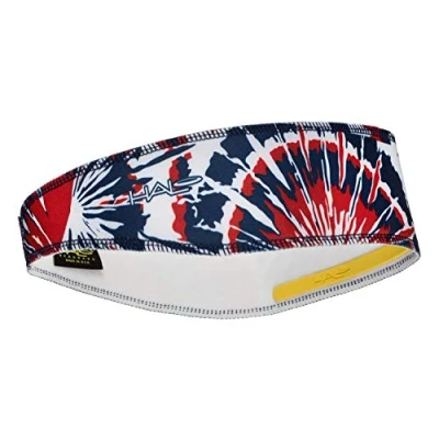 Image of Halo Headband II Sweatband Pullover, Red White &amp; Blue Tie Dye