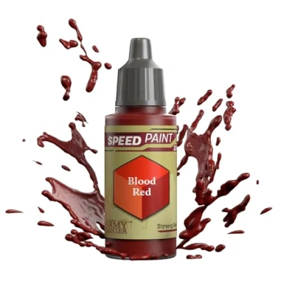 Image of The Army Painter Speedpaint Blood Red 2.0, Single Acrylic Paint 18ml One coat Painting Soloution For Fantasy Tabletop Miniatures Like Warhammer 40k And Dungeons Dragons Figures