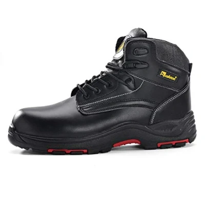 Image of SAFEYEAR Waterproof S3 Safety Boots 8356RB 3E Fit Work with Composite Toe cap &amp; Fiber Penetration Plate, Black Comfortable Site Shoes Trainers