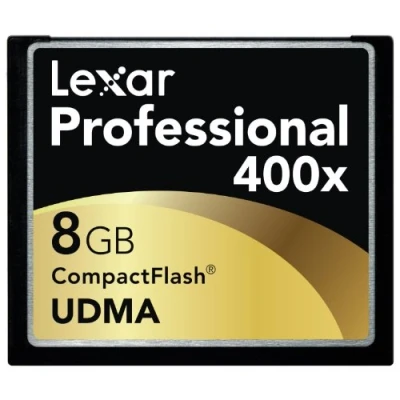 Image of Lexar LCF8GBCTBEU400 Professional UDMA 8GB Compact Flash Card Black/Gold