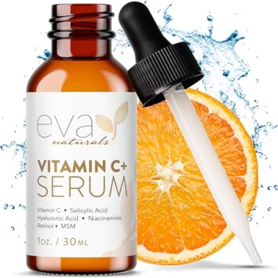 Image of Vitamin C Serum Plus With Hyaluronic Acid Serum, Retinol, Niacinamide, Salicylic for Face Anti Aging Skin Clearing, Brightening Dark Spots (30ml)