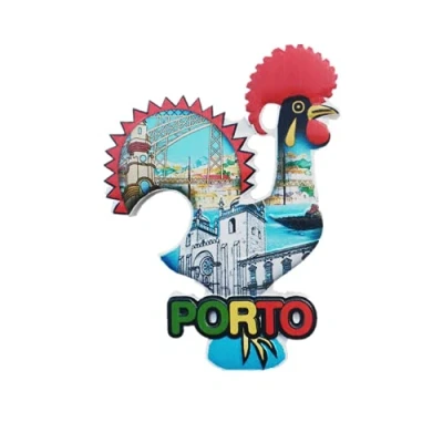 Image of Porto Portugal Fridge Magnet Souvenir Gift Home Kitchen Decoration Magnetic Sticker Collection