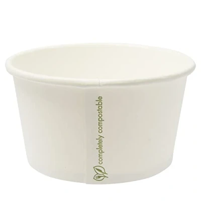 Image of Vegware Compostable Soup Containers 12oz / 340ml Pack of 25