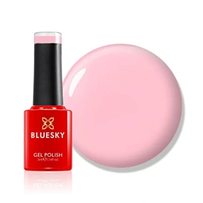 Image of Bluesky Gel Nail Polish, Pastel Dreams, Muted Shade LPD14. Pink, Long Lasting, Chip Resistant, 5ml (Requires Drying Under UV or LED Lamp)