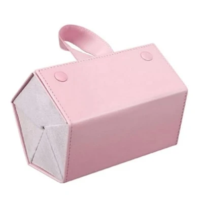 Image of xbiez Multi Compartment Sunglass Holder Portable PU Eyeglass Storage Box for Travel Organizer Collector Home Use