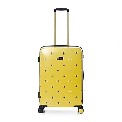 Image of Joules Botanical Bee Hard Case Trolley Travel Luggage 4 Wheel, Medium