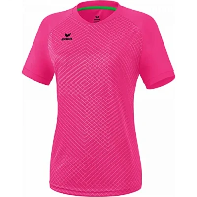 Image of Erima Women&#039;s Madrid 2.0 T Shirt, Womens, Hooded Sweatshirt, 3132119, Pink glo, 42