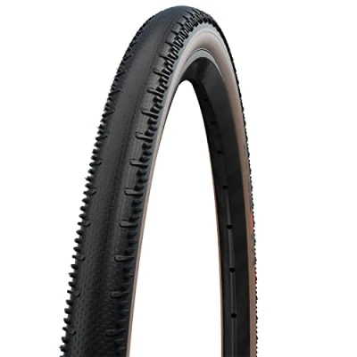 Image of Schwalbe G One RS Evo Super Race V Guard TLE Folding Tyre, Transparent Sidewall, 35 622 (700x35C)