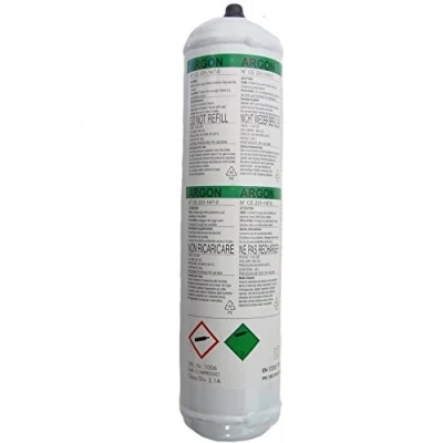 Image of Telwin Argon Gas Bottle, 1 Litre, not recoverable