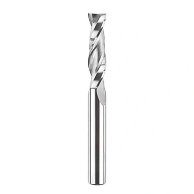 Image of SpeTool Router Bits 8 mm Shank Spiral Bit Up Cut CNC Cutting Diameter 32 Length 75 Total HRC55 Solid Carbide End Mill for Wood Carving Woodworking