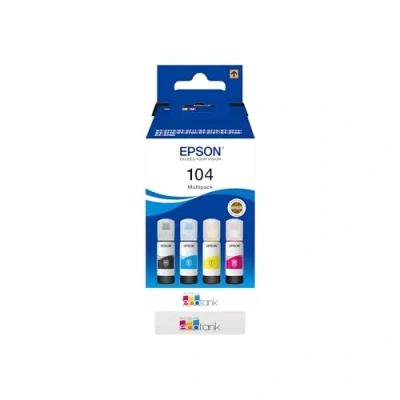 Image of Epson EcoTank 104 Genuine Multipack Ink Bottles