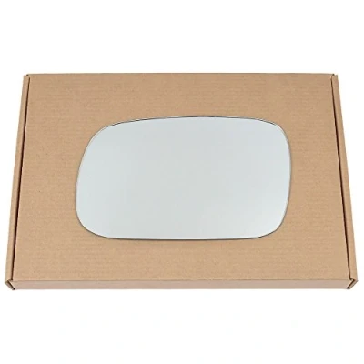 Image of Less4spares Wing Mirror Glass Left Compatible with Subaru Impreza 1997 2007 STICK ON Passenger Near Side Convex