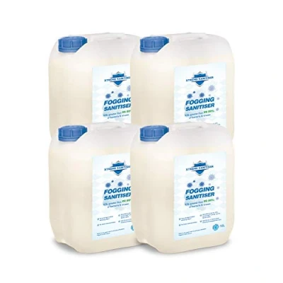 Image of Xtreme Sanitiser Fogger Disinfectant Spray 10l Refill (4 x 10 Litre) Antiviral Disinfecting Mist Ready To Use Antibacterial Fog Machine Liquid