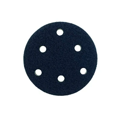 Image of 1 x SabreCut OSSCIP004 125mm 6 Hole Soft Density Interface Pad for Hook &amp; Loop Random Orbital Sander Backing Pads Compatible with Dual Action Sanders