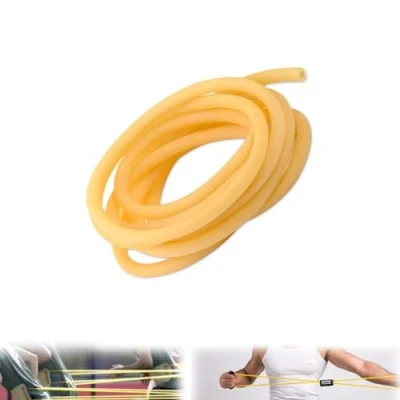Image of 3Meters/9.8FT Length Natural Latex Tube Surgical Band Tubing Rubber Hose ID 5mm OD 7mm