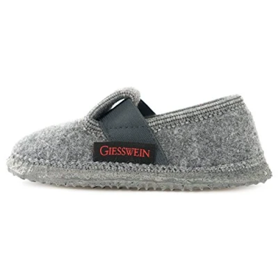 Image of Giesswein Unisex Kids Türnberg Slippers, Slate, 30