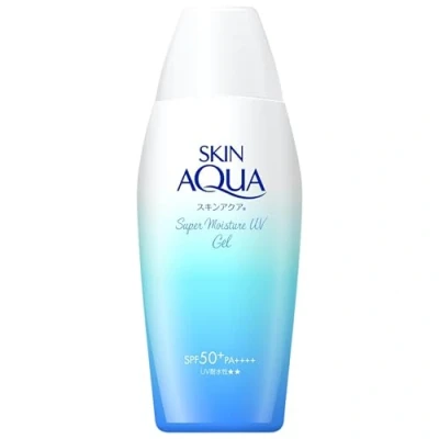 Image of Rohto Skin AQUA UV Super Moisture Gel Sunscreen SPF50+/PA++++ 110g