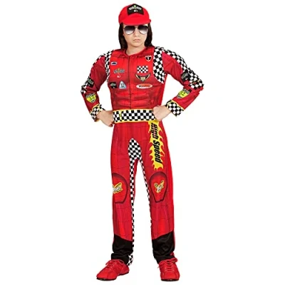 Image of W WIDMANN MILANO Party Fashion Racing Driver Costume for Children, Jumpsuit, Racing, Carnival, Theme Parties