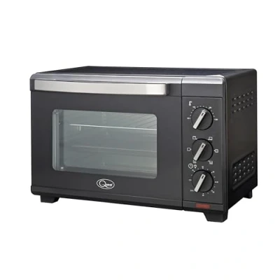 Image of Quest 35389 20 Litre Mini Countertop Oven/Multifunctional for Baking, Grilling, Rotisserie &amp; More / 60 Minute Timer/Adjustable Dial Controls/Easy Clean