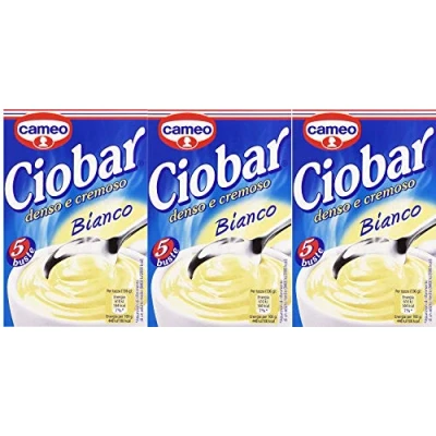 Image of Cameo Ciobar Gusto Bianco Italian White Thick Hot Chocolate Drink (3 Packs of 5)