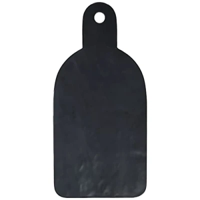 Image of KitchenCraft &quot;We Love Summer&quot; Melamine Slate Effect Food Serving Platter, 34.5 x 16.5 cm (13.5&quot; 6.5&quot;), Black
