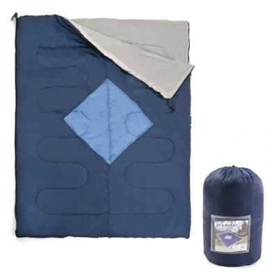 Image of Out There! Double Envelope Sleeping Bag Lightweight Polyester Adult