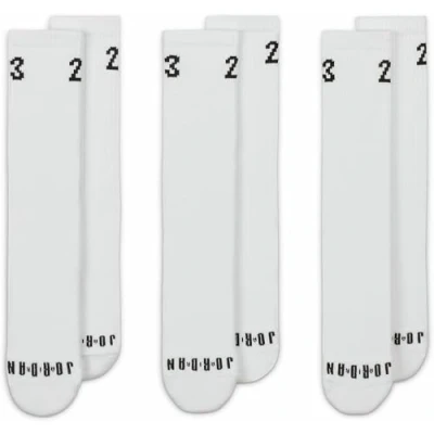 Image of Jordan Essential Crew Socks 3 Pack S