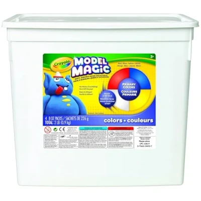 Image of CRAYOLA Model Magic Colour Bucket Soft Modelling Compound Kids Arts &amp; Crafts Ideal For Aged 3+