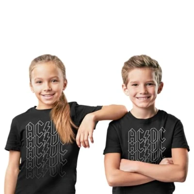 Image of ACDC Boy&#039;s Giacdcrts015 T Shirt, Black, 12 Years