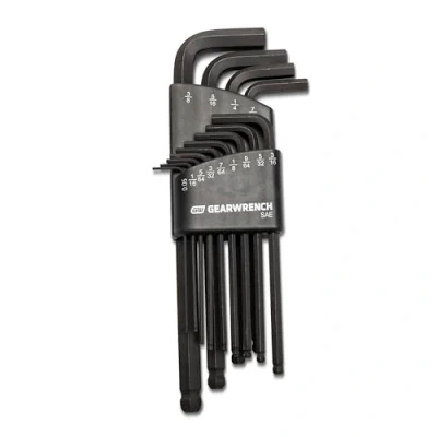 Image of GearWrench 83524 Long Ball End SAE Hex Key Set, 13 Piece