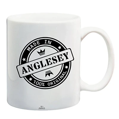 Image of Juko Made In Anglesey Mug 100% Original Coffee Cup Gift Idea